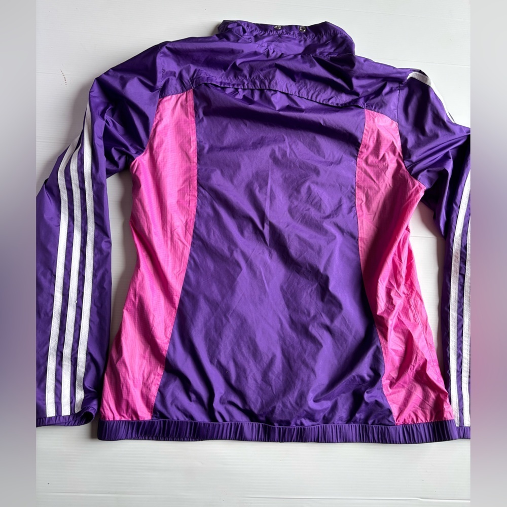 Adidas Light Purple and Pink Jacket Youth Size 14 - Picture 2 of 4